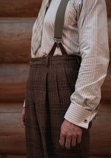 Brockman Harris Tweed Clark Trouser - Autumn Leaf Check