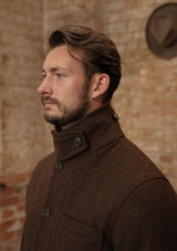 Chore Pure Wool Jacket - Hickory Brown