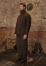 Chore Pure Wool Jacket - Hickory Brown