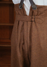 Hawthorne Fishtail Trousers - Bison Brown