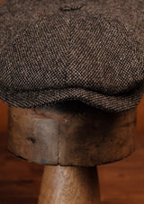 Fulton Baker Boy - (Mid-Width) Dark Brown Pure Italian Wool
