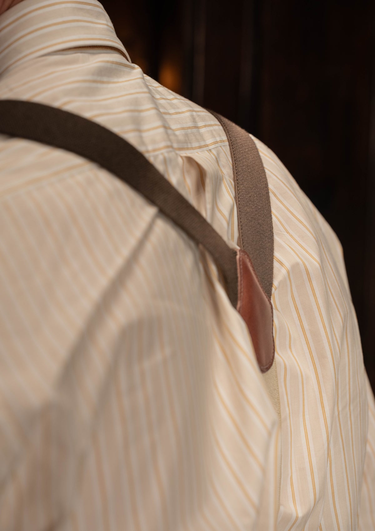 Semi Spearpoint Japanese Cotton Shirt - Saddlebrook Stripe