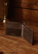 Saddle Leather Wallet - Dark Brown