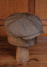 Morwell Baker Boy - (Mid-Width) Saddle Brown Linen