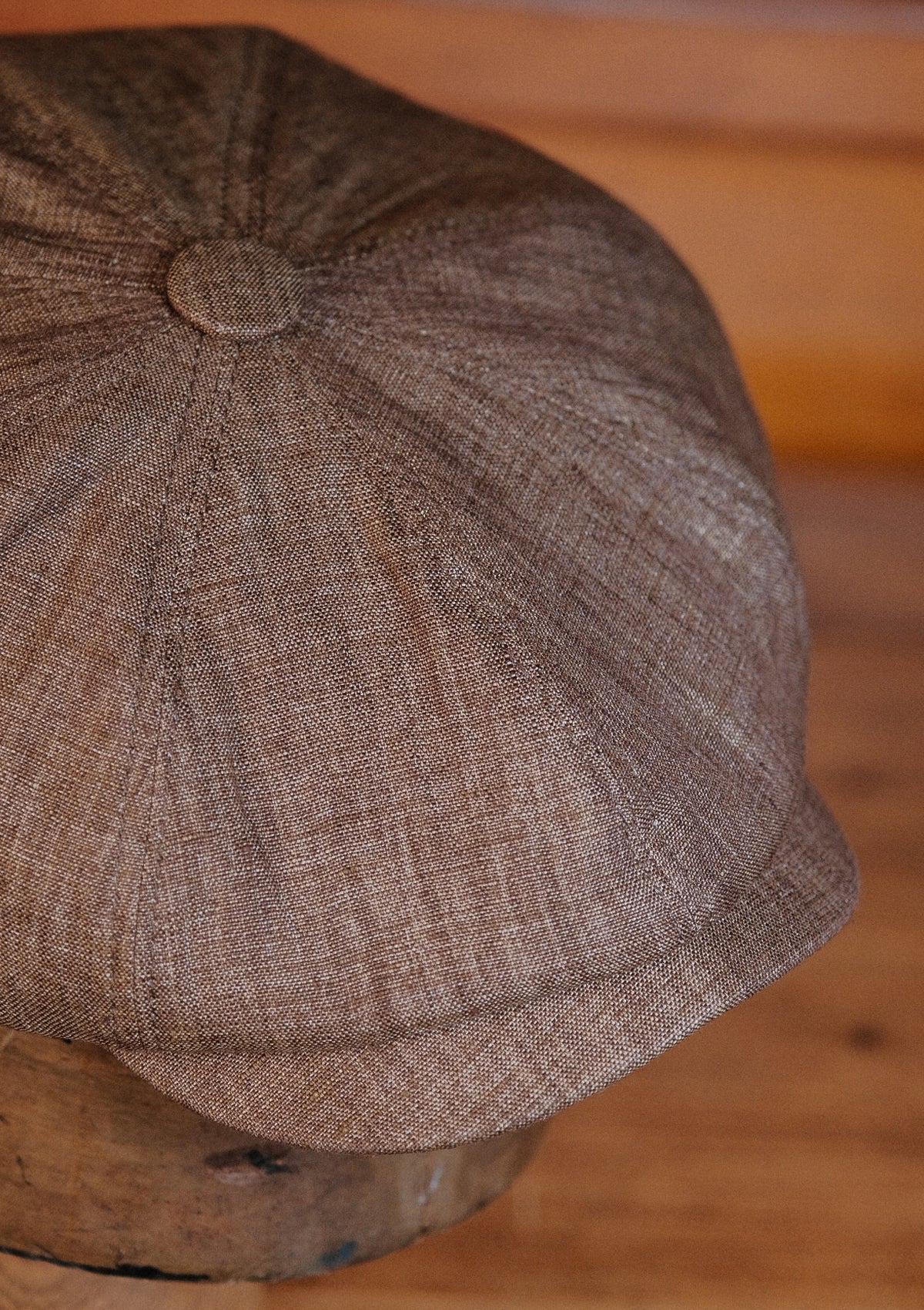 Morwell Baker Boy - (Mid-Width) Saddle Brown Linen