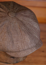 Morwell Baker Boy - (Mid-Width) Saddle Brown Linen