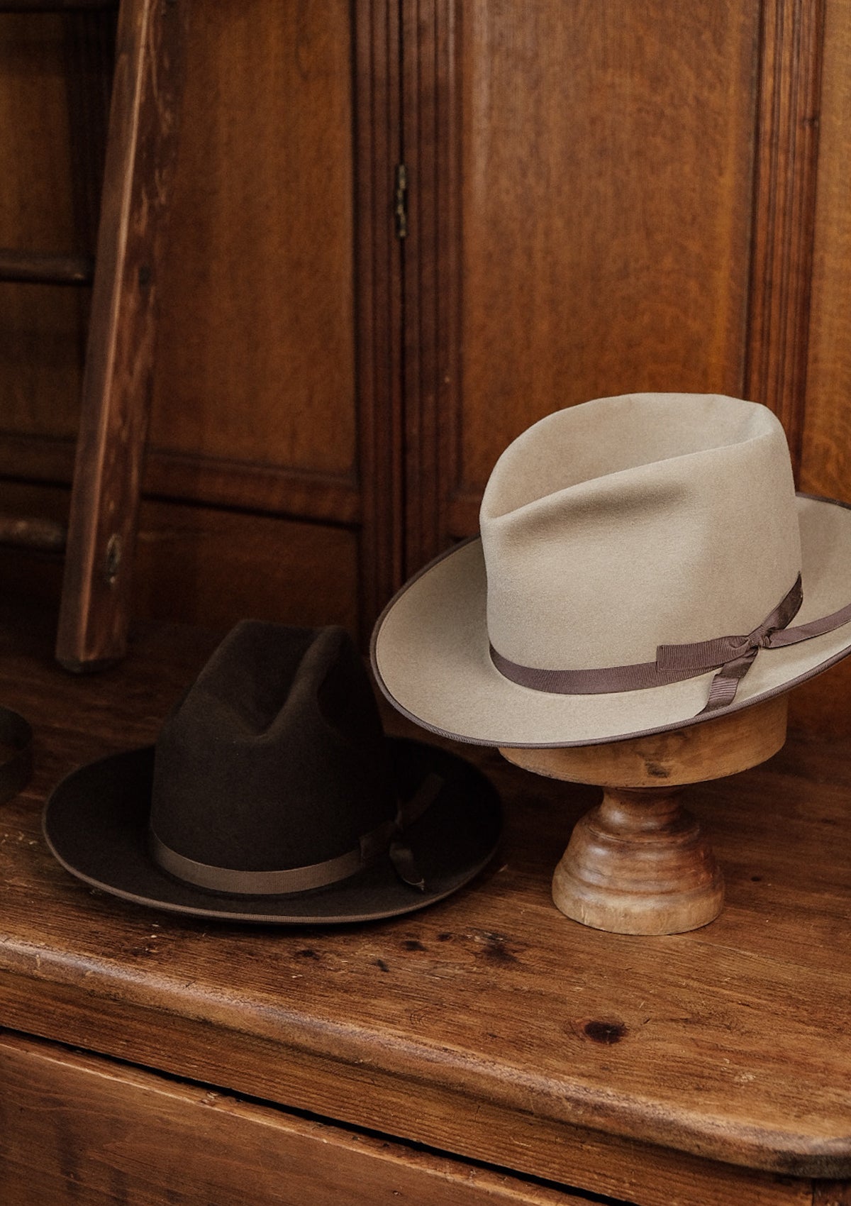 Burbank Rancher Hat - Open Crown - Brown