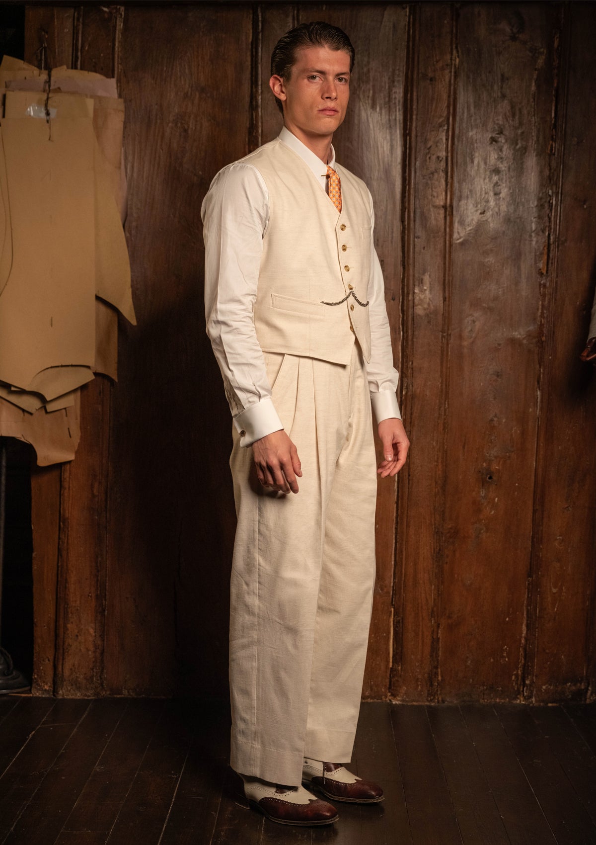 Broadway Cropped Waistcoat - Buttermere