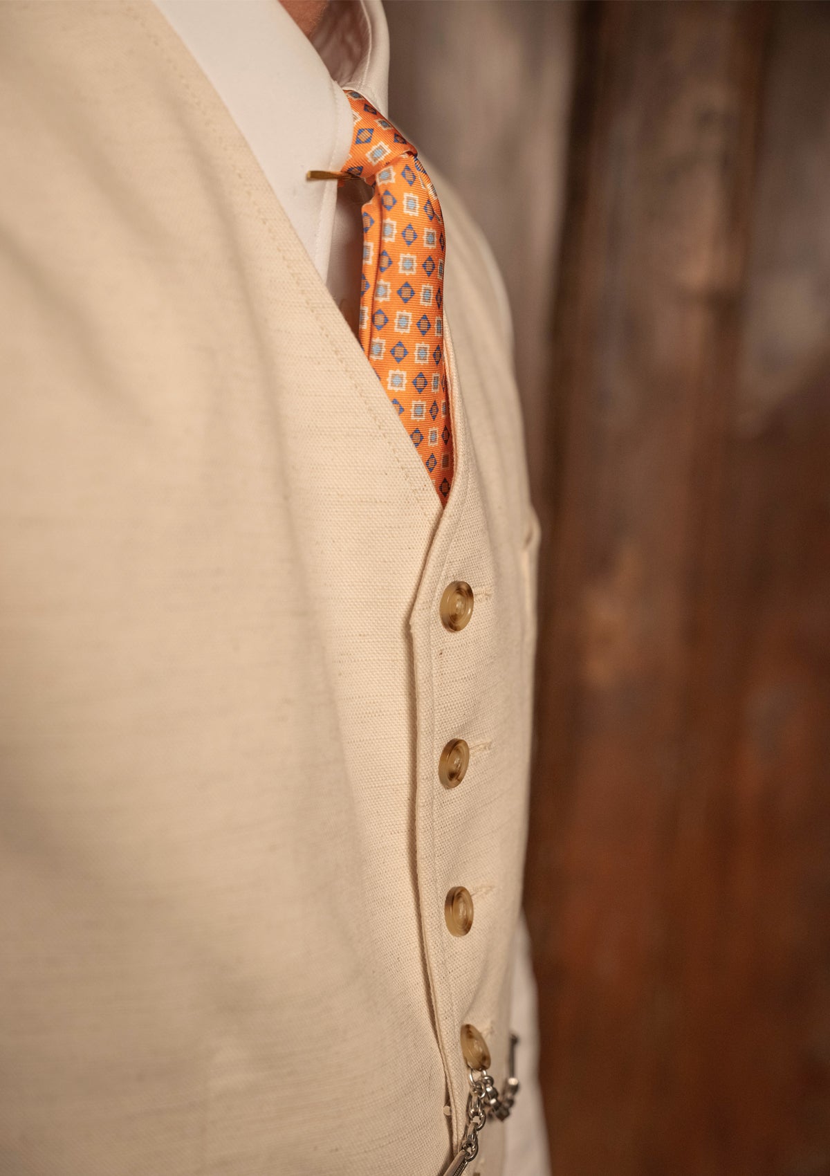 Broadway Cropped Waistcoat - Buttermere