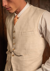 Broadway Cropped Waistcoat - Buttermere
