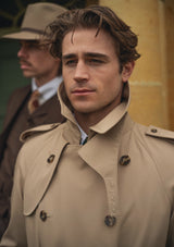 The Bogart Trench Coat - Stone