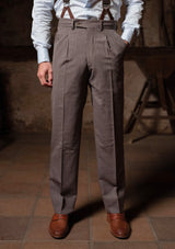 Coleman Classic Trouser - Cement Hopsack