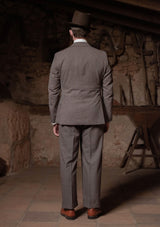 Coleman Waistcoat - Cement Hopsack