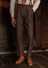 The Coleman Suit - Tobacco Herringbone