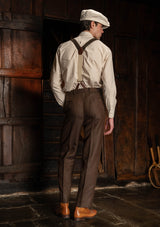 Coleman Classic Trouser - Tobacco Herringbone