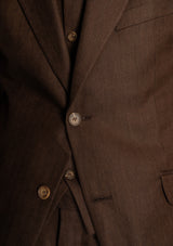 Coleman Jacket - Tobacco Herringbone