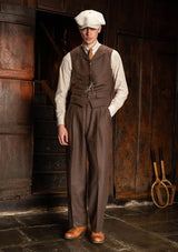 The Coleman Suit - Tobacco Herringbone