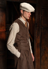 Coleman Waistcoat - Tobacco Herringbone