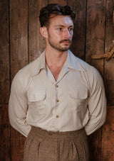 Connell Pure Brushed Cotton Board Shirt - Ropework