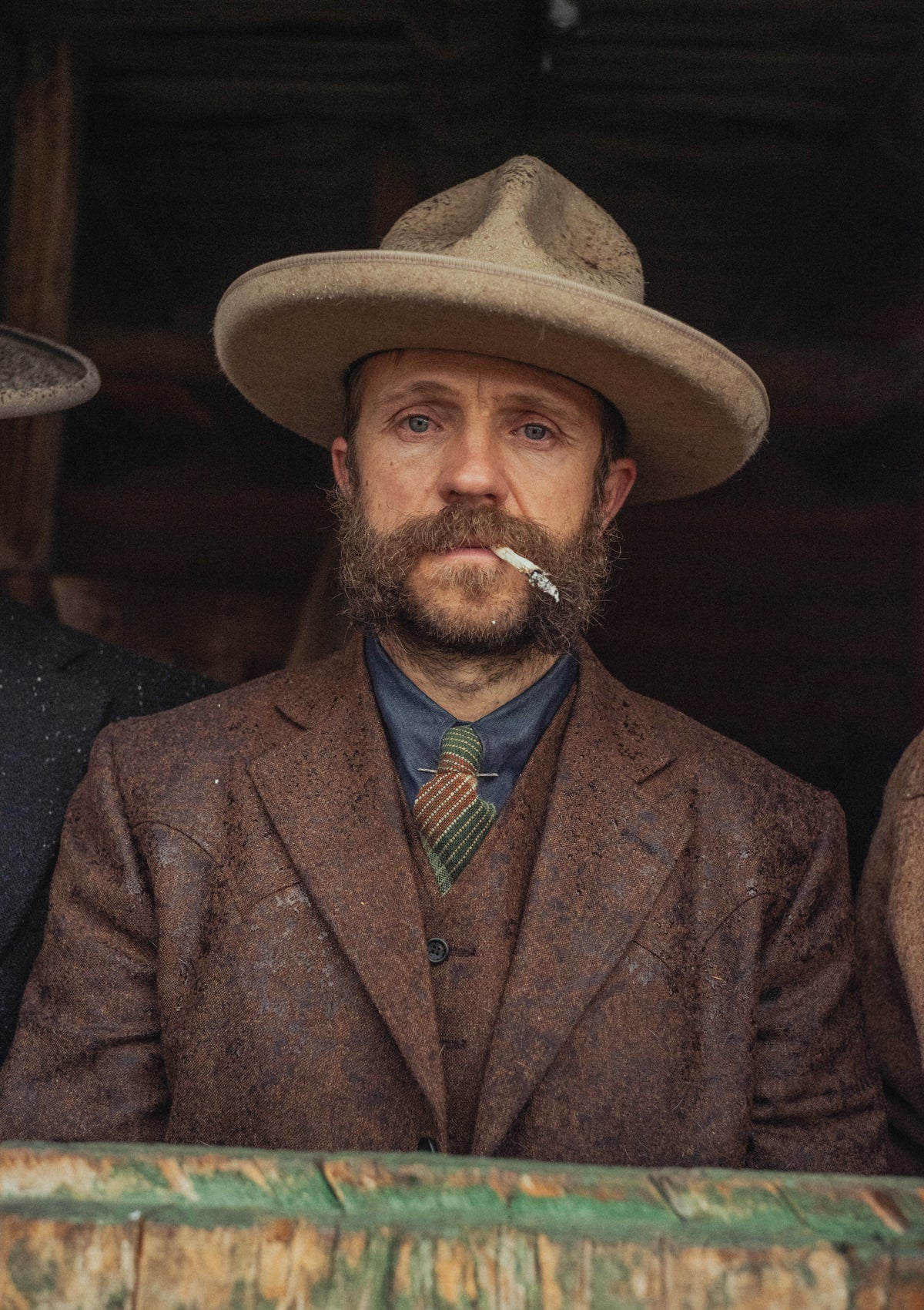 Lawson Open-Crown Fedora - Beige & Caramel