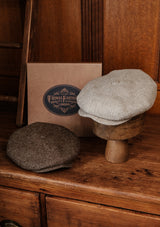 Stanton Baker Boy - (Wide-Width) Oat Pin Stripe Tweed