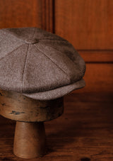 Dodge Baker Boy - (Wide-Width) Taupe Loden