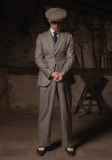 Emile Merino Wool Jacket - Dark Brown Prince of Wales