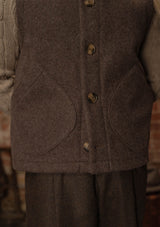 Pure Wool Waistcoat - Hazel