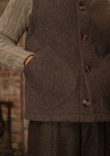 Pure Wool Waistcoat - Hazel