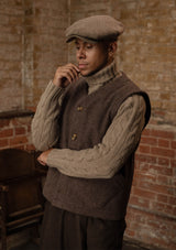 Pure Wool Waistcoat - Hazel