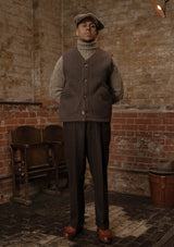 Pure Wool Waistcoat - Hazel