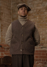 Pure Wool Waistcoat - Hazel