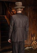 The Emile Suit - Tailor's Walnut Pinstripe
