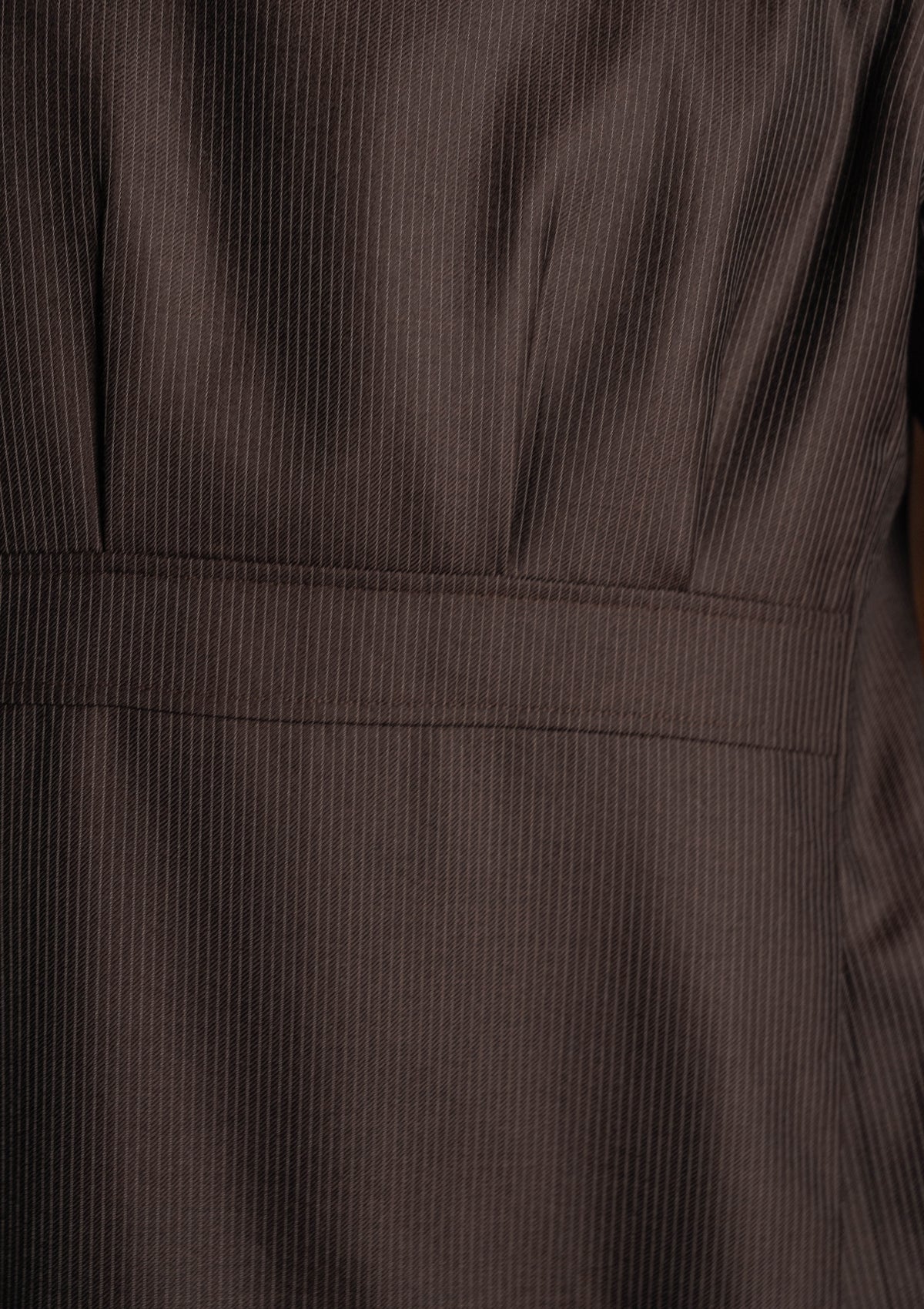 Emile Merino Wool Jacket - Tailor's Walnut Pinstripe