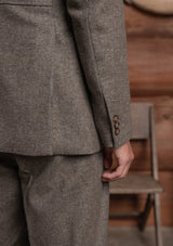 Emile Wool Flannel Jacket - Arctic Stone