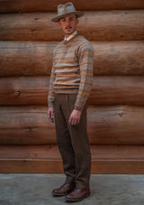 Stonybreck Lambswool Fair Isle Sweater - Burnt Oranges