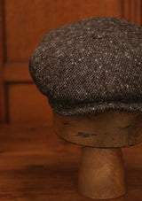 Fulton Baker Boy - (Mid-Width) Black Grain Donegal Tweed
