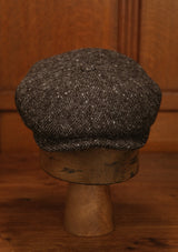 Fulton Baker Boy - (Mid-Width) Black Grain Donegal Tweed