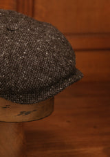 Fulton Baker Boy - (Mid-Width) Black Grain Donegal Tweed