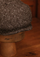 Fulton Baker Boy - (Mid-Width) Black Grain Donegal Tweed