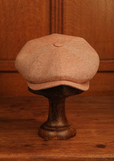 Fulton Baker Boy - (Mid-Width) Rose Sand Herringbone Pure Silk