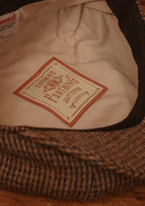 Fulton Baker Boy - (Mid-Width) Toffee & Indigo Harris Tweed