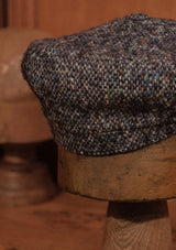 Fulton Baker Boy - (Mid-Width) Navy Fleck Donegal Tweed