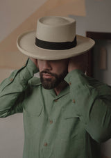 Gambler Genuine Panama Hat - Natural