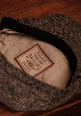 Geary Flat Cap - Storm Fleck Donegal Tweed