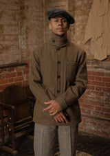 Chore Pure Wool Jacket - Dark Moss Green