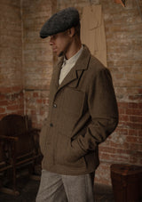 Chore Pure Wool Jacket - Dark Moss Green