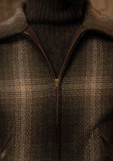 Midtown Pure Wool Cropped w/ 1960s Conmar Double Zipper Jacket - Lochside Plaid