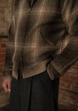 Midtown Pure Wool Cropped w/ 1960s Conmar Double Zipper Jacket - Lochside Plaid