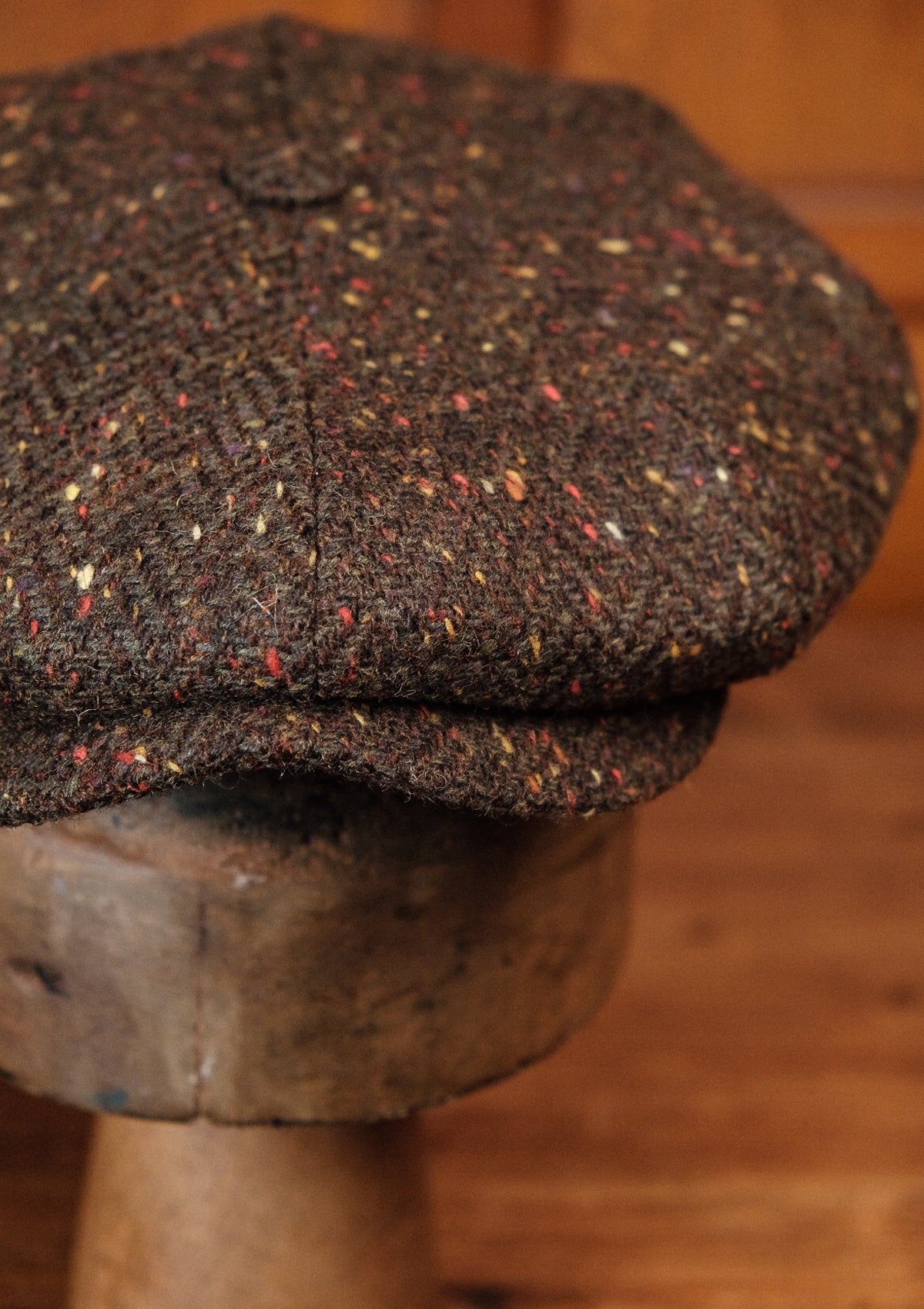 Stanton Baker Boy - (Wide-Width) Green w/ Red Fleck Tweed